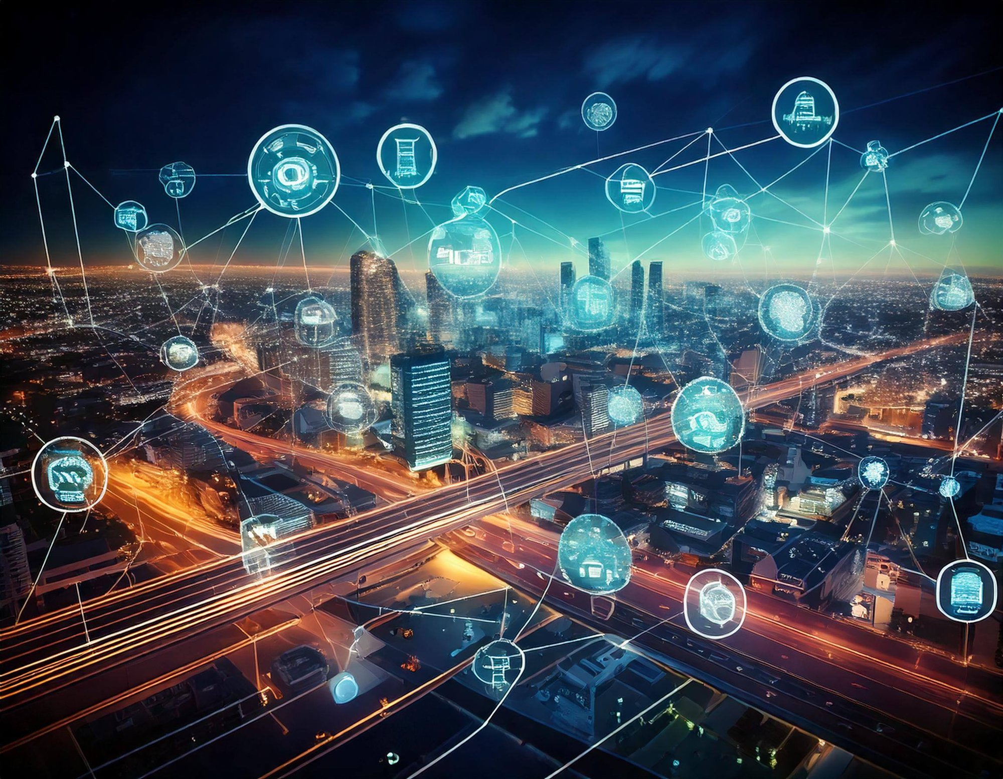 Integration of IoT devices for real-time monitoring and automation in connected environments such as manufacturing, logistics, and hospitality.