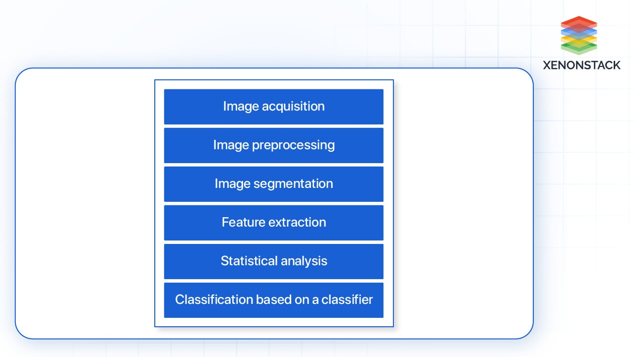 different processes in image processing