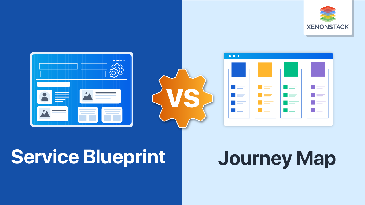 service design vs journey map